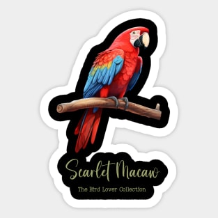 Scarlet Macaw - The Bird Lover Collection Sticker